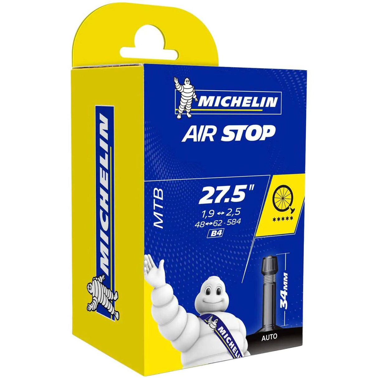 Michelin Airstop Inner Tube - 27.5'' x 1.9''-2.5'' (Schrader)