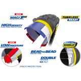 Michelin DH34 TLR Tyre - Black 29'' x 2.4''