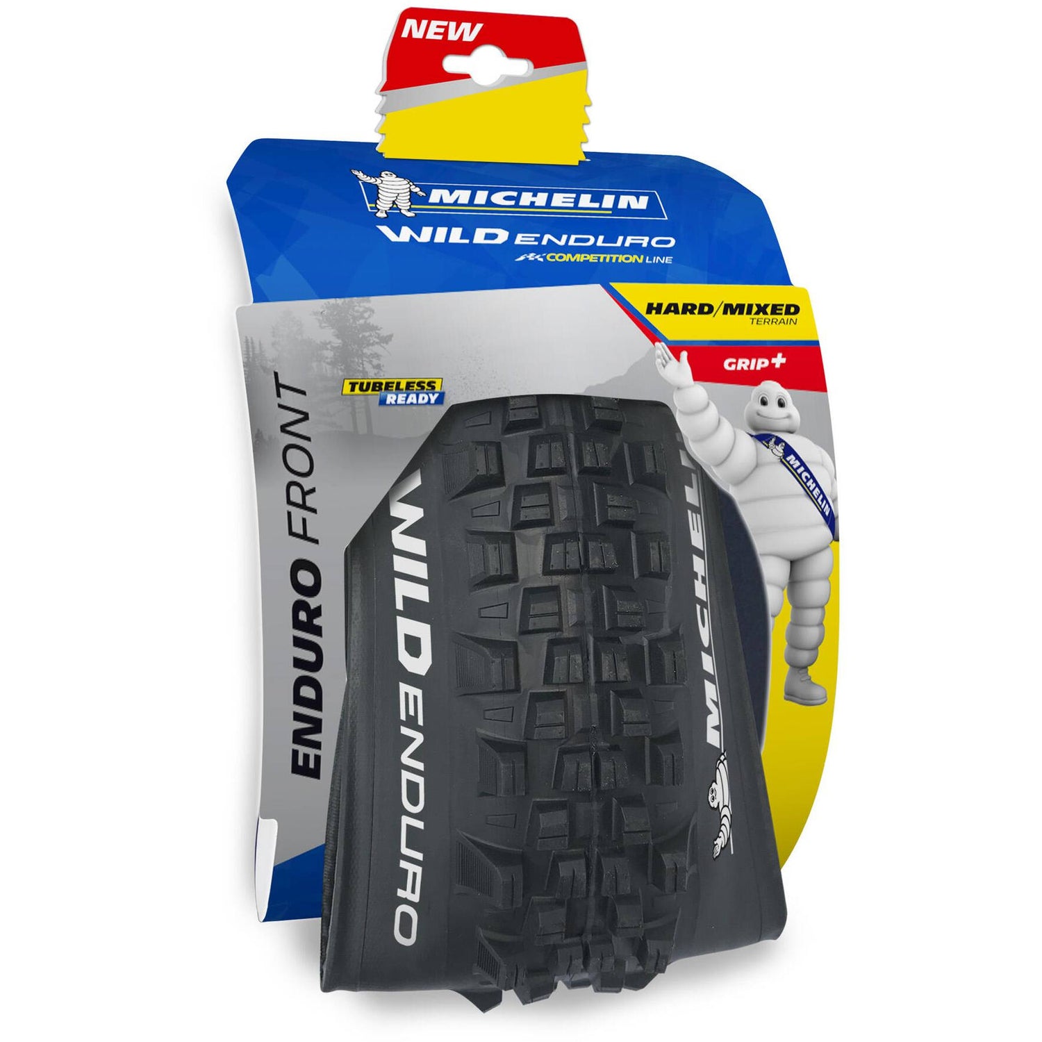 Michelin Wild Enduro GUM-X TS TLR Front Tyre - Black 27.5'' x 2.4''
