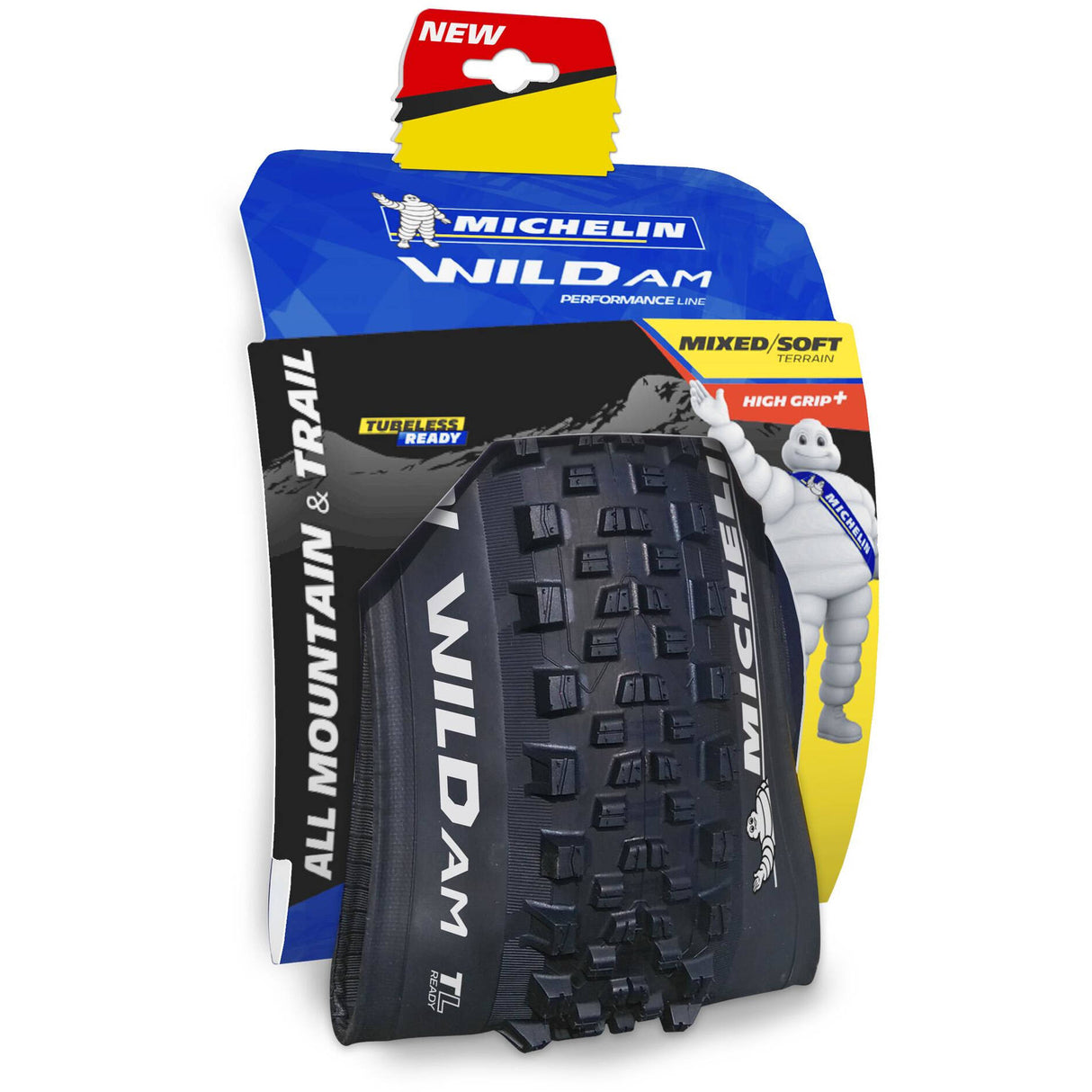 Michelin Wild AM Performance Line TS TLR Tyre - Black 27.5'' x 2.35''