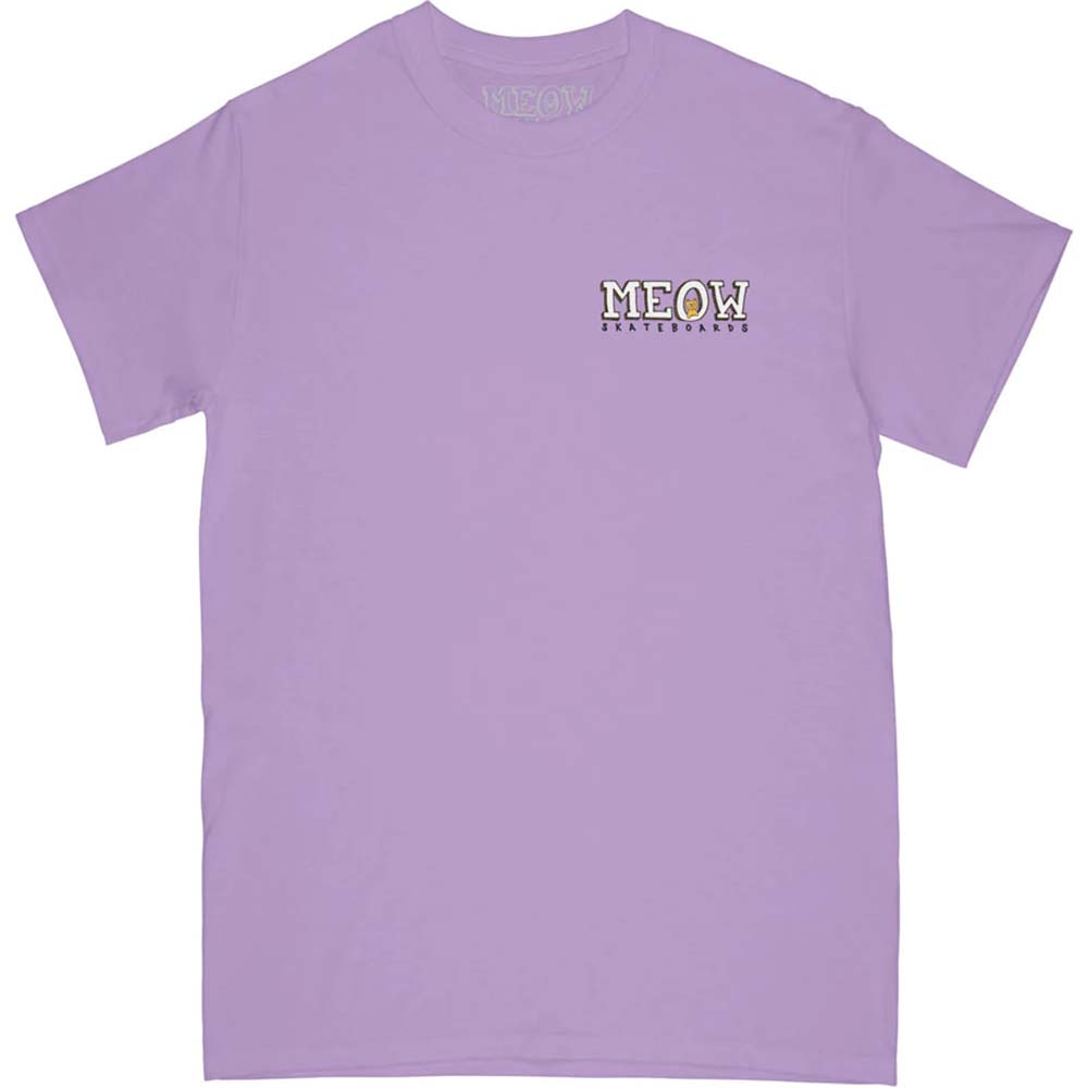 Meow Bar Logo T Shirt - Orchid