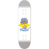 Meow Grandma Skateboard Deck - White 8.25"