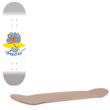Meow Grandma Skateboard Deck - White 8.25"