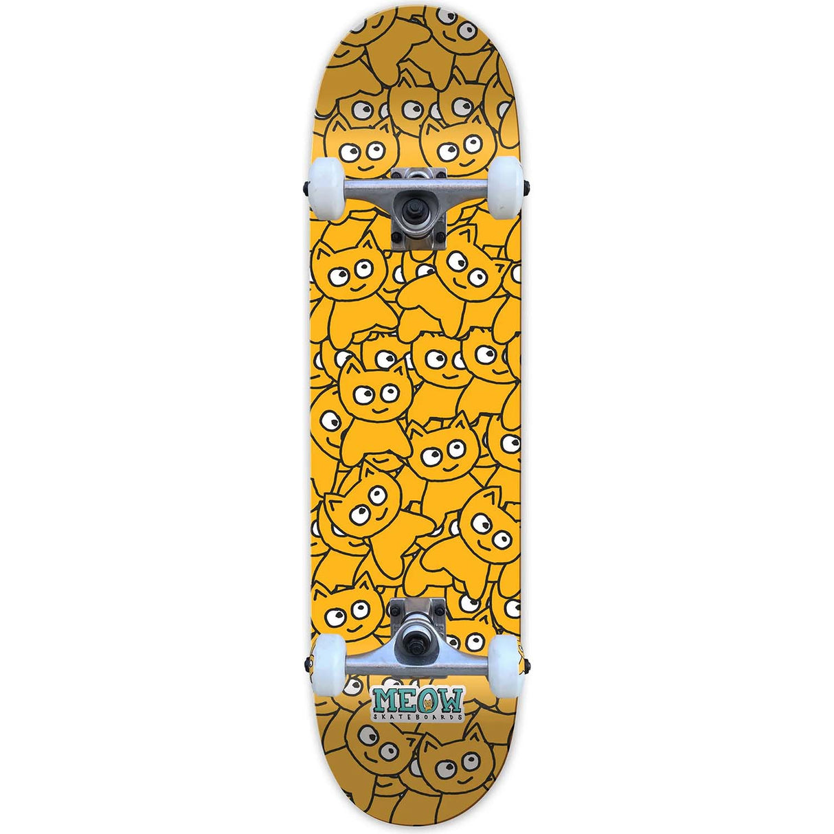 Meow Sticker Pile Complete Skateboard - Original 7.5"