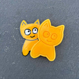 Meow Extra Large Skateboard Wax - Yellow