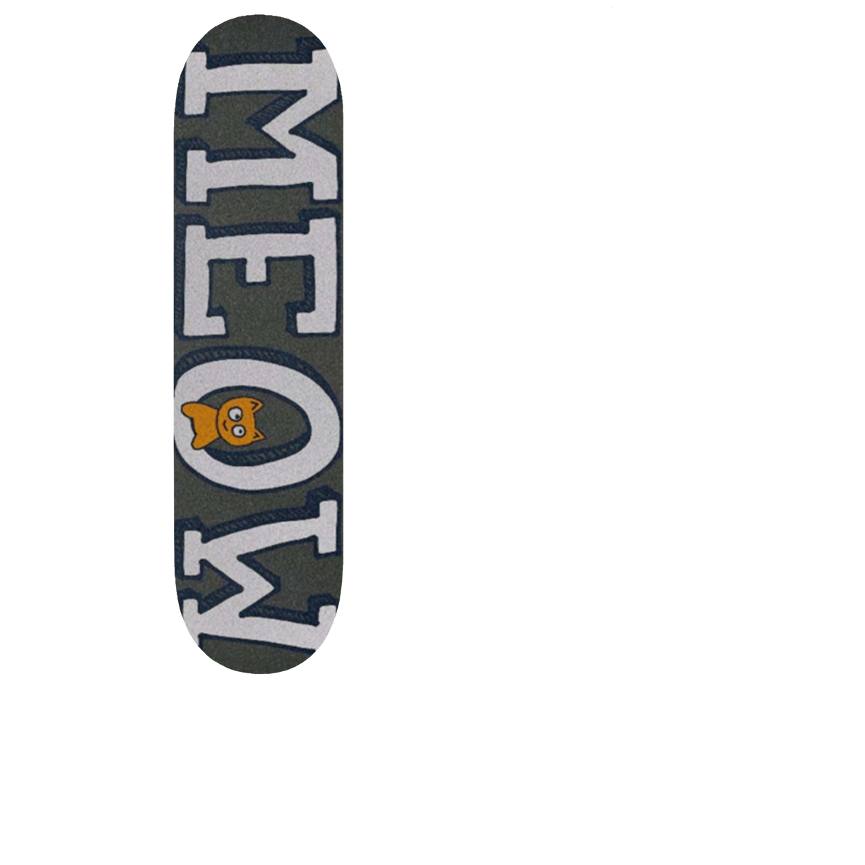 Meow Printed Skateboard Grip Tape - Logo 9"