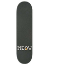 Meow Printed Skateboard Grip Tape - Small Logo 9"