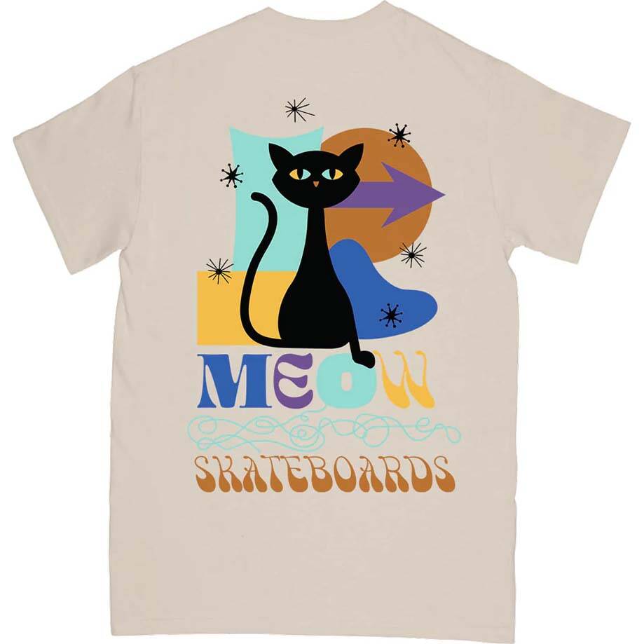 Meow Yarnball T Shirt - Natural
