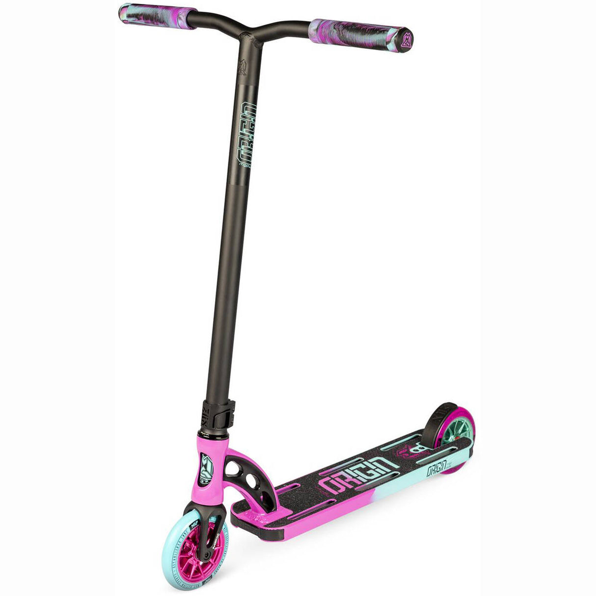 MGP VX Origin Pro 4.5'' Stunt Scooter - Pink/Teal