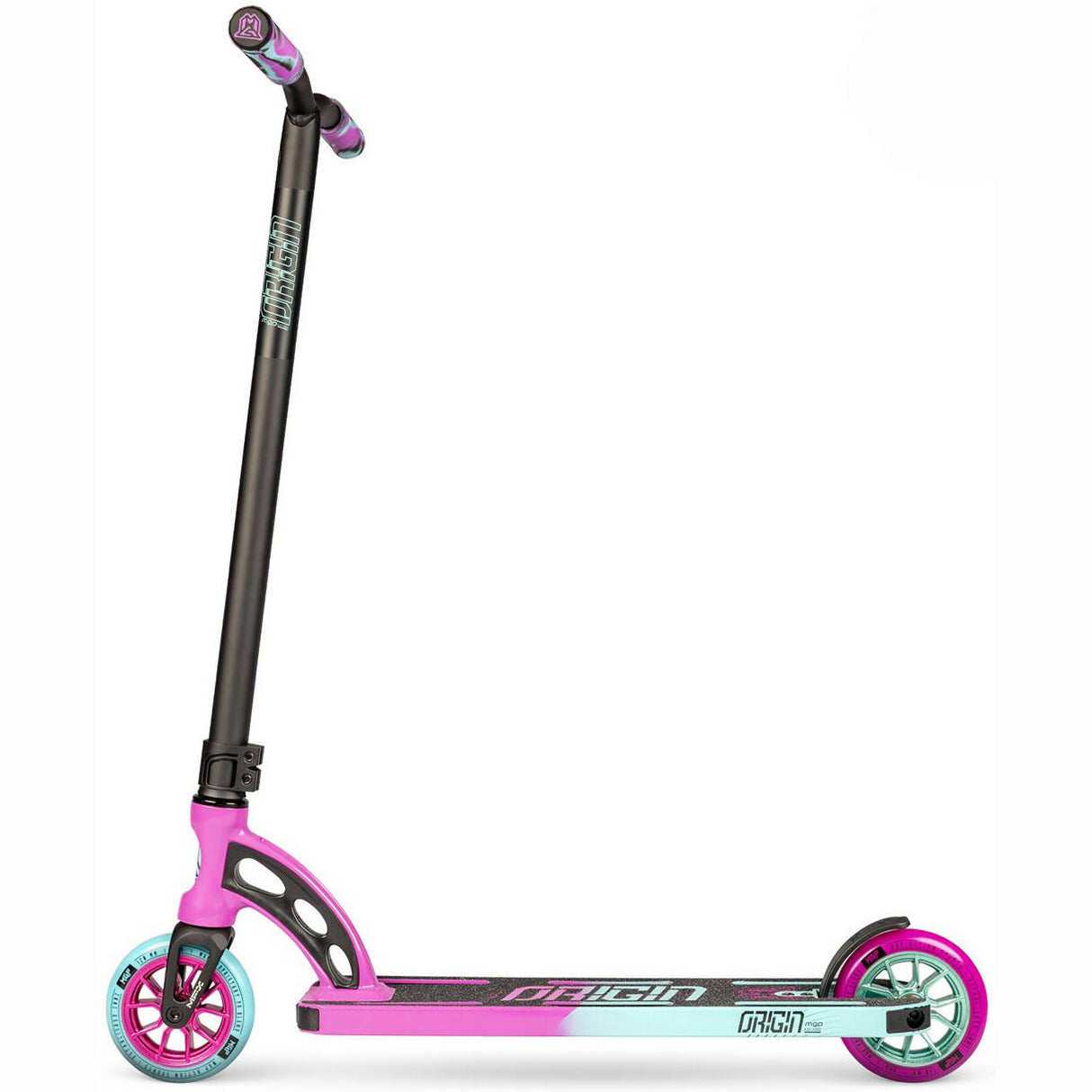 MGP VX Origin Pro 4.5'' Stunt Scooter - Pink/Teal