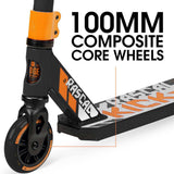 Madd Gear Kick Mini Pro Rascal IV Stunt Scooter - Black/Orange
