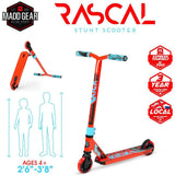 Madd Gear Kick Mini Pro Rascal IV Stunt Scooter - Red/Blue