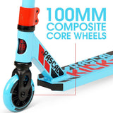 Madd Gear Kick Mini Pro Rascal IV Stunt Scooter - Sky Blue/Red