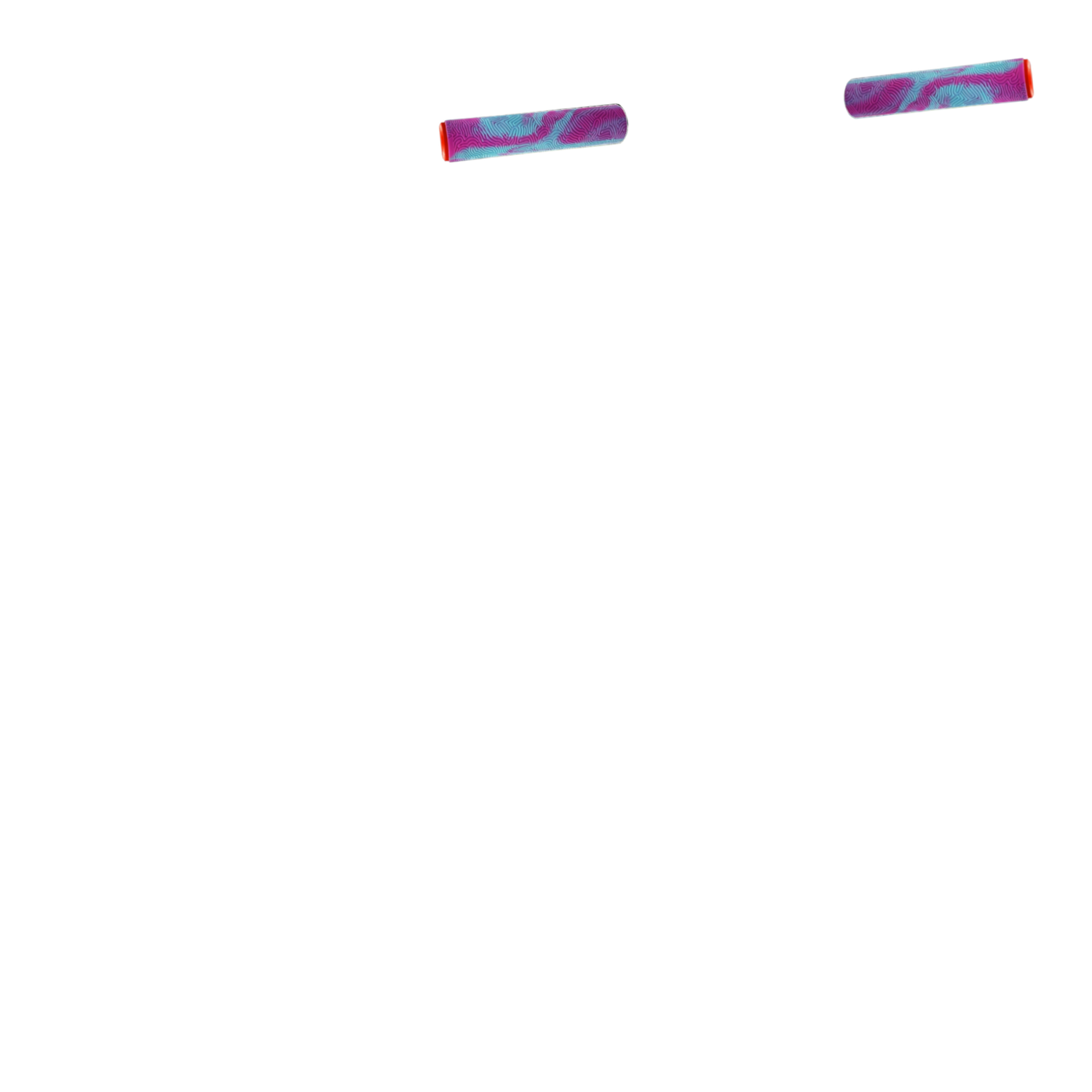 MGP MFX Viral Grind Scooter Bar Grips - Blue/Pink