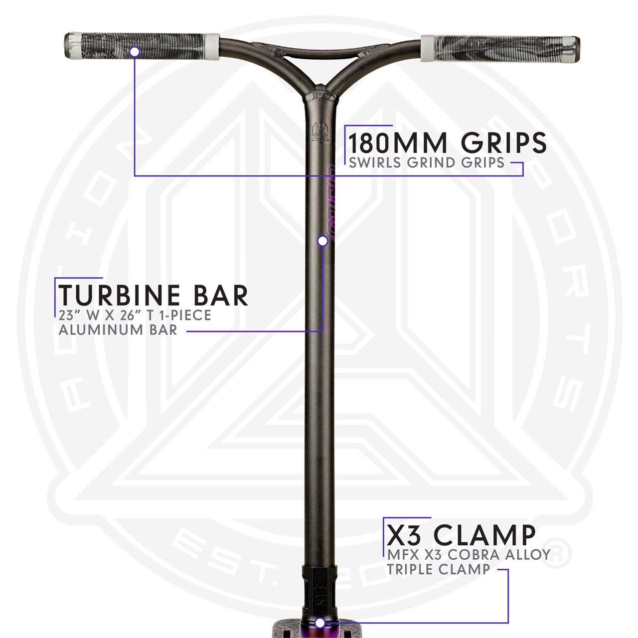 MGP VX Origin II Extreme Stunt Scooter - Neo Vaper 5"