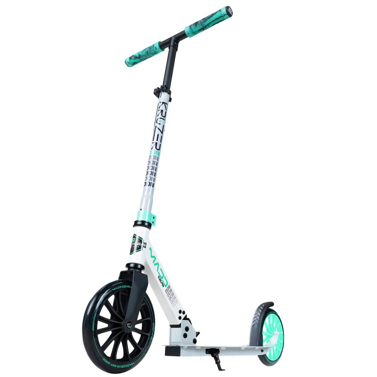 Madd Gear Carve Kruzer 200 V2 Commuter Scooter - Grey/Teal