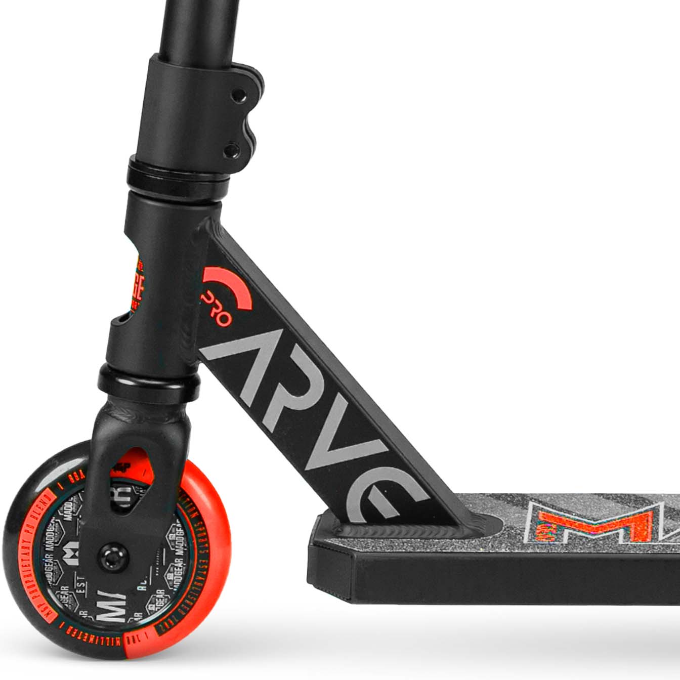 Madd Gear Carve Pro Stunt Scooter - Black/Red