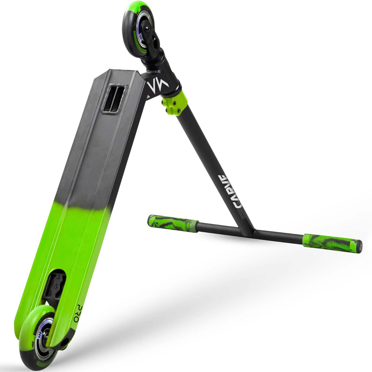 Madd Gear Carve Pro X Stunt Scooter - Black/Lime