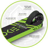 MGP Carve Mini Pro Rookie X Stunt Scooter - Lime/Black
