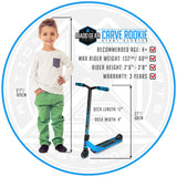 MGP Carve Mini Pro Rookie X Stunt Scooter - Sky Blue/Black