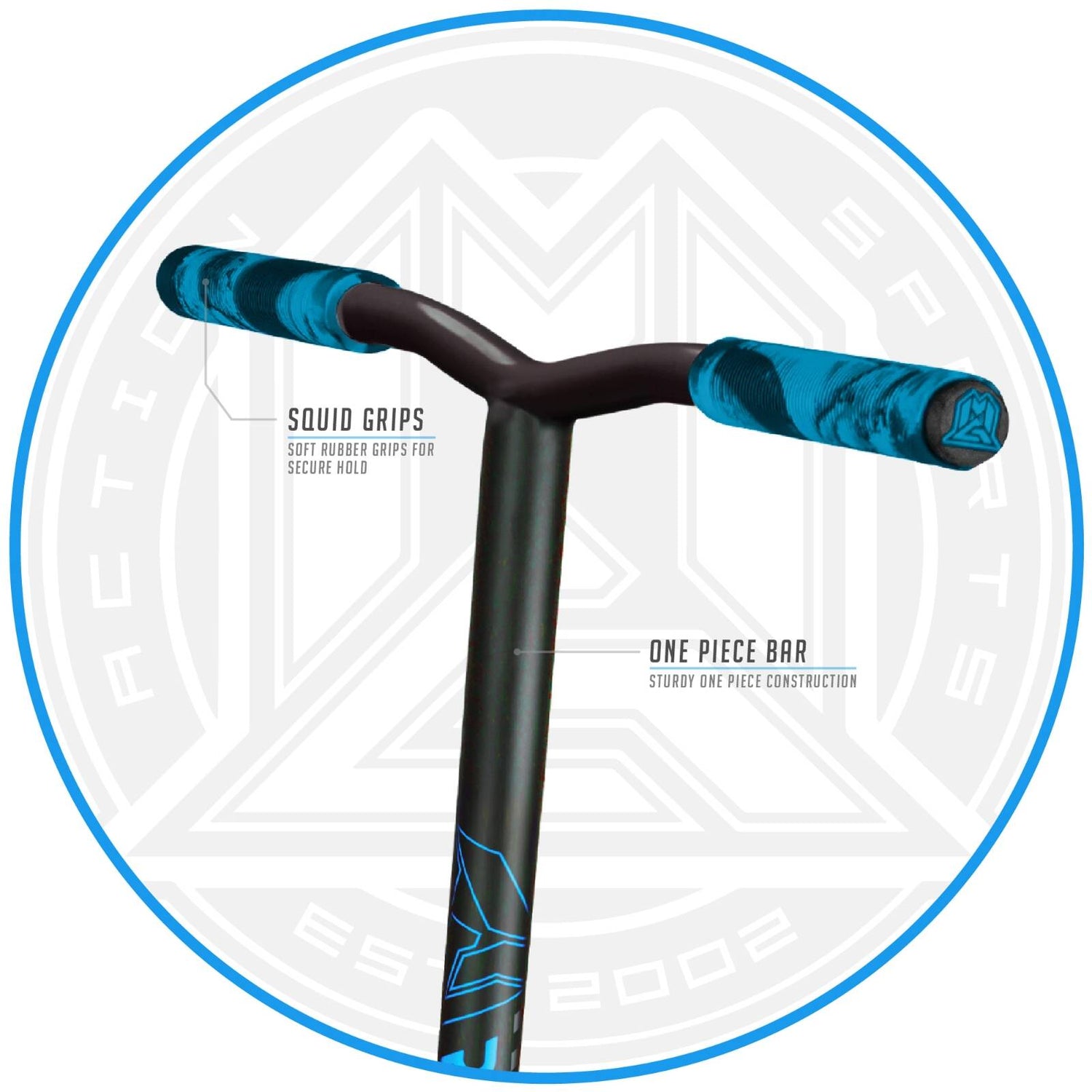 MGP Carve Mini Pro Rookie X Stunt Scooter - Sky Blue/Black