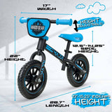 Madd Gear My 1st BMX Balance Bike - Black/Blue