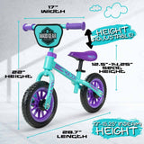 Madd Gear My 1st BMX Balance Bike - Teal/Purple