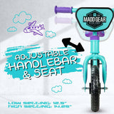 Madd Gear My 1st BMX Balance Bike - Teal/Purple