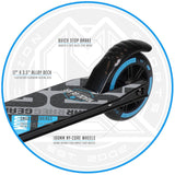 Madd Gear Carve 100 Folding Scooter - Black/Blue