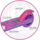 Madd Gear Carve 100 Folding Scooter - Purple/Pink