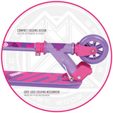 Madd Gear Carve 100 Folding Scooter - Purple/Pink