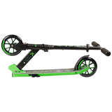 Madd Gear Carve Kruzer 150 Folding Scooter - Black/Lime