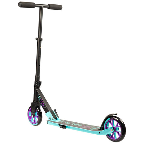 Madd Gear Carve Kruzer 150 Folding Scooter - Black/Teal