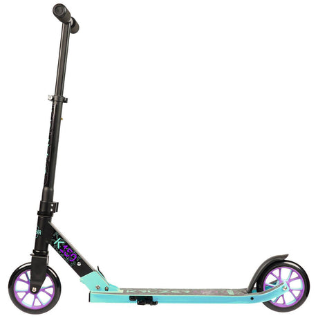 Madd Gear Carve Kruzer 150 Folding Scooter - Black/Teal