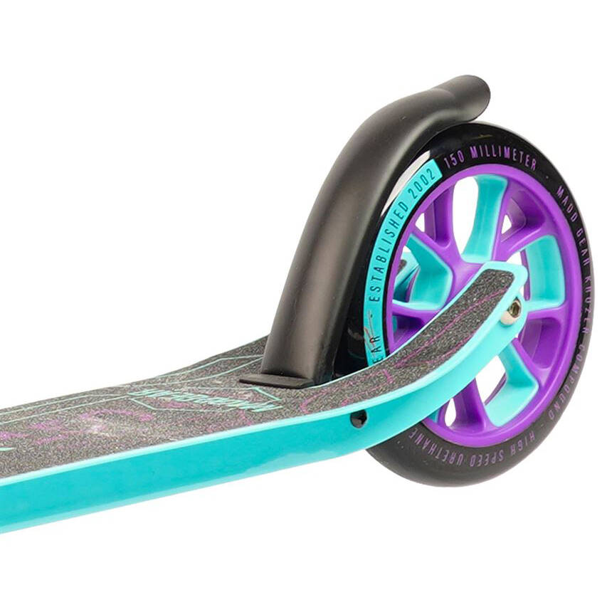 Madd Gear Carve Kruzer 150 Folding Scooter - Black/Teal