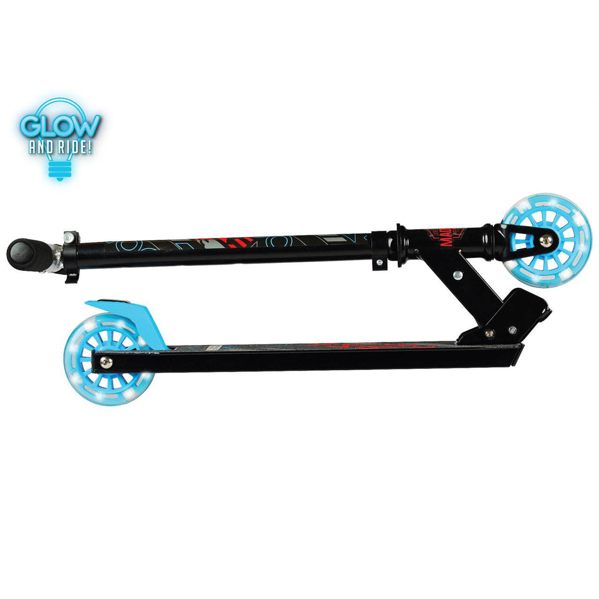 Madd Gear Carve Rize Folding Scooter - Black/Blue