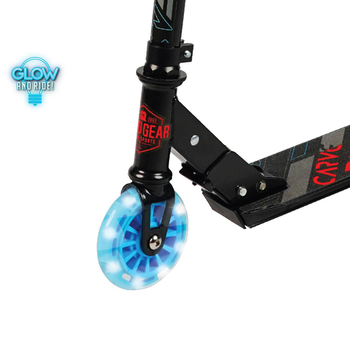 Madd Gear Carve Rize Folding Scooter - Black/Blue