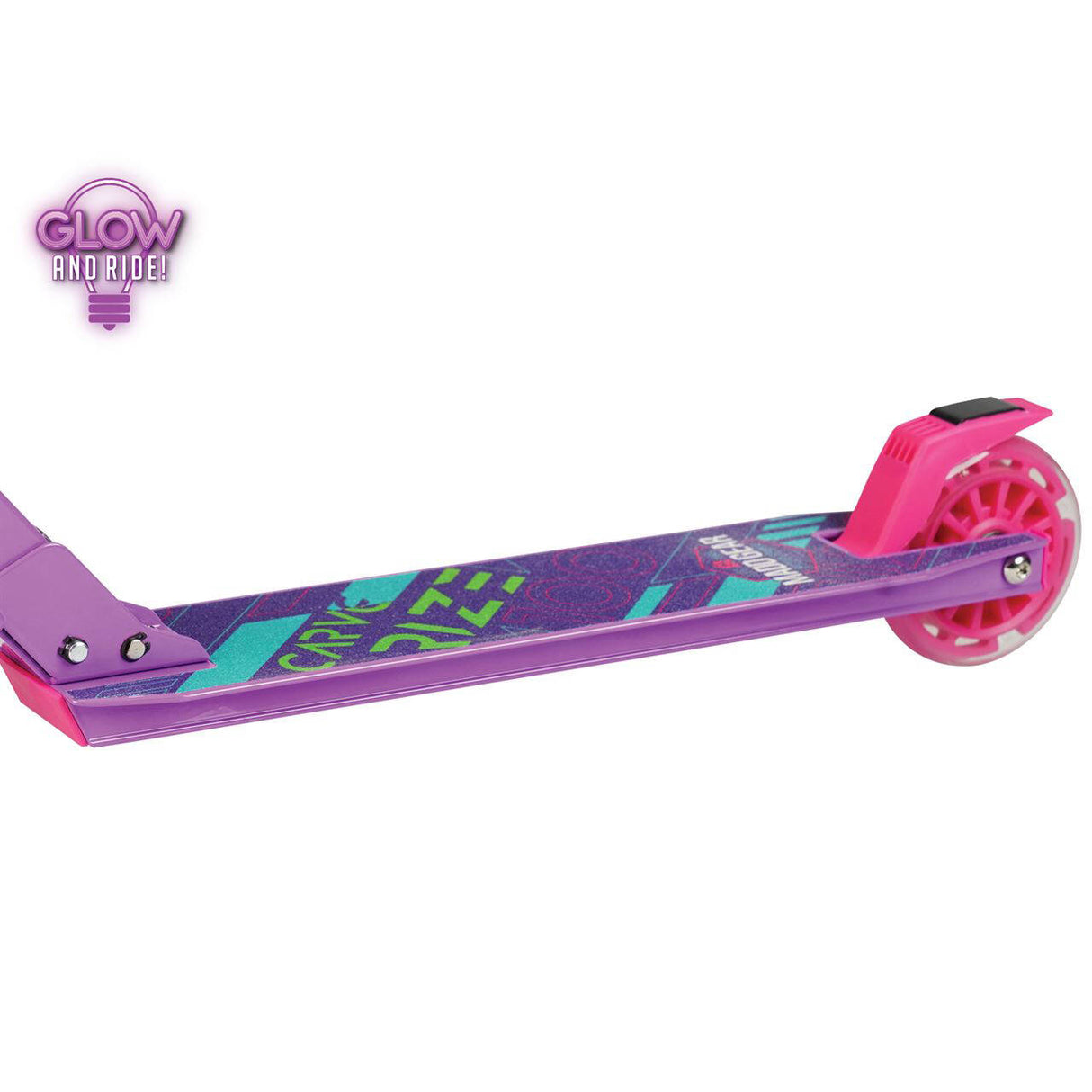 Madd Gear Carve Rize Folding Scooter - Purple/Pink