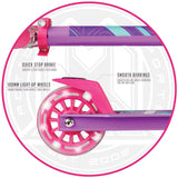 Madd Gear Carve Rize Folding Scooter - Purple/Pink