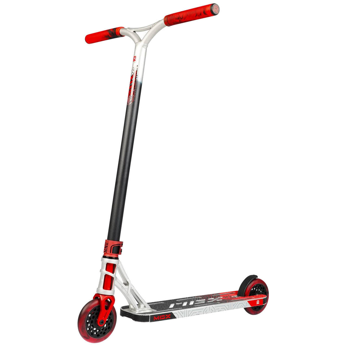 MGP MGX E1 Extreme 5.0'' Stunt Scooter - Silver/Red