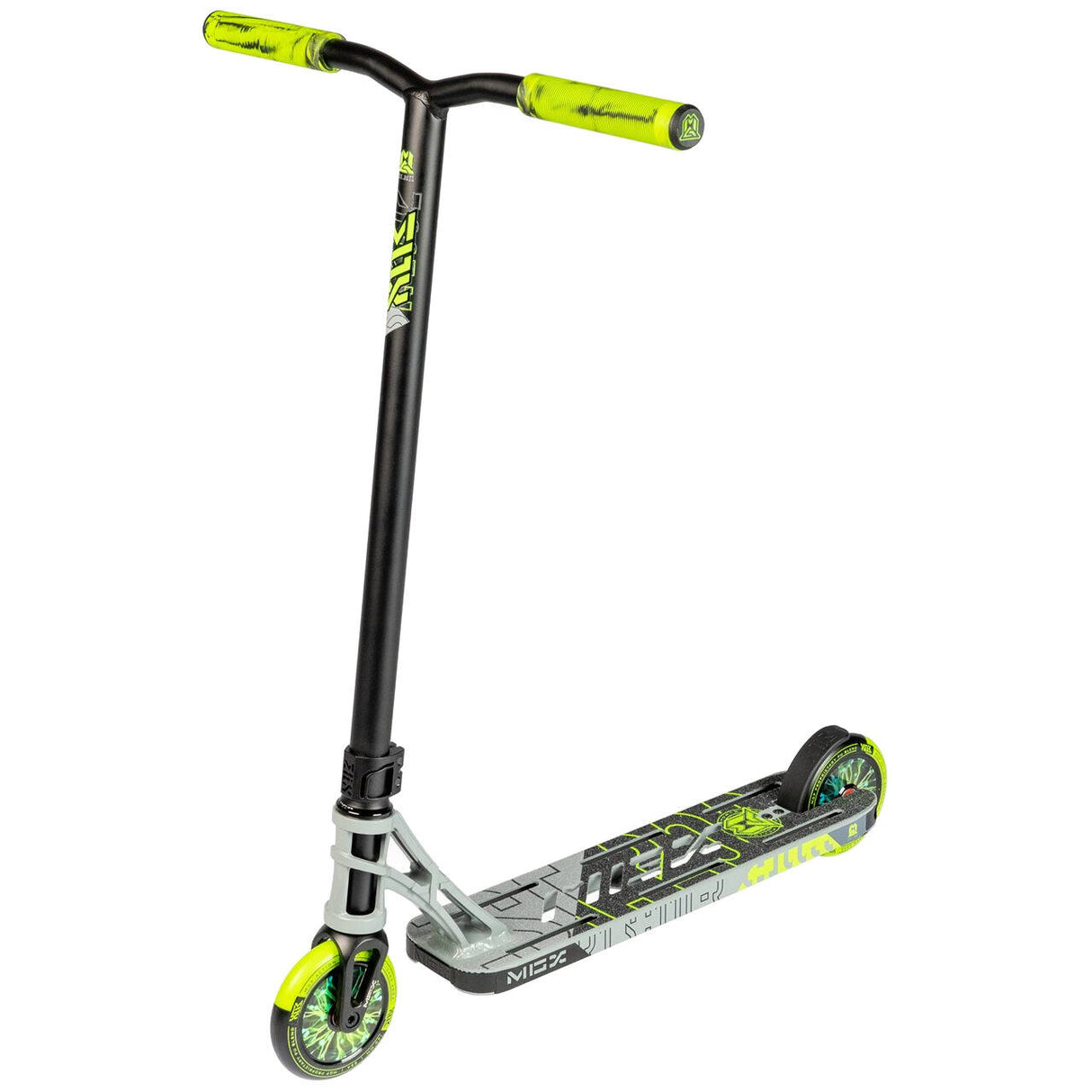 MGP MGX P1 Pro 4.5'' Stunt Scooter - Grey/Lime