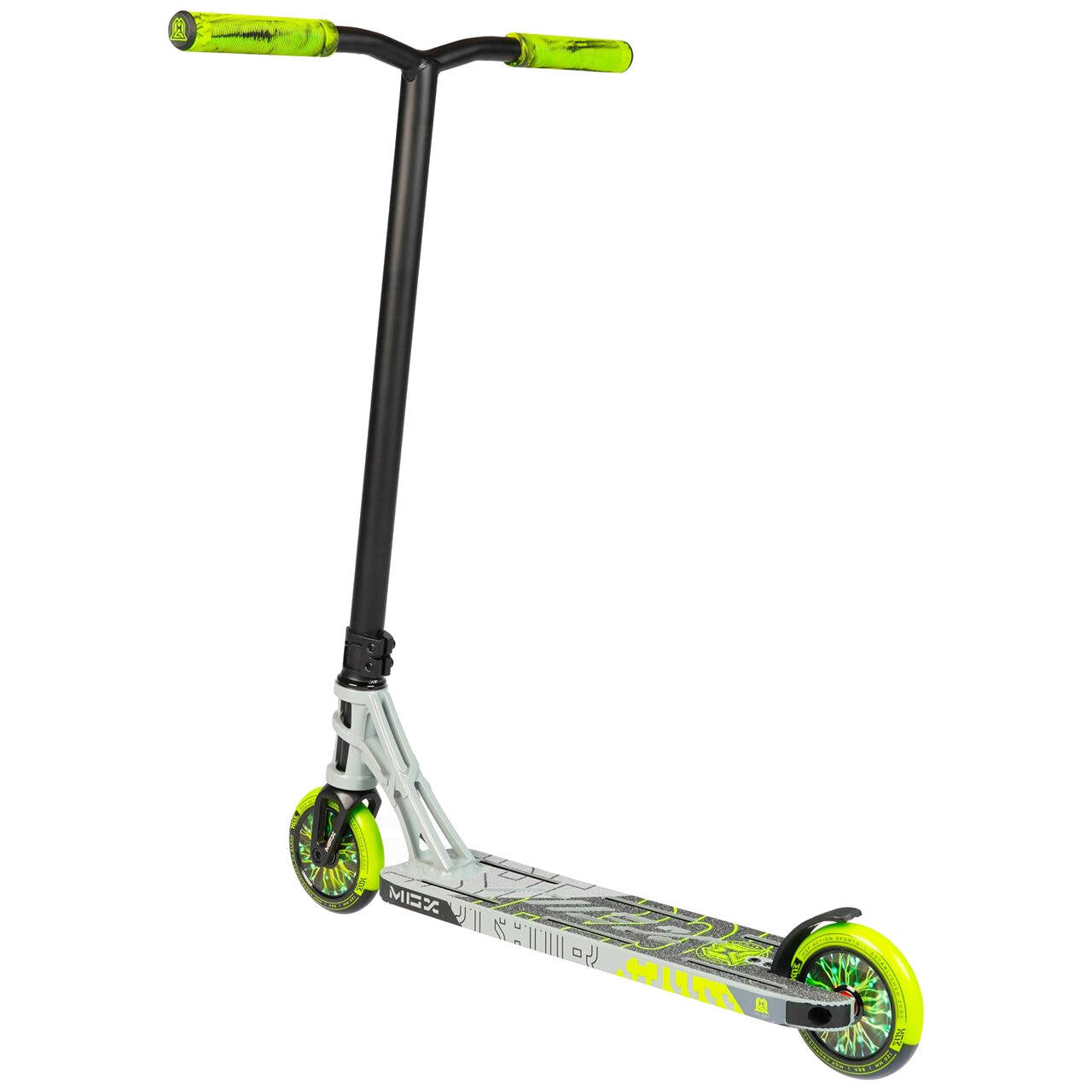 MGP MGX P1 Pro 4.5'' Stunt Scooter - Grey/Lime