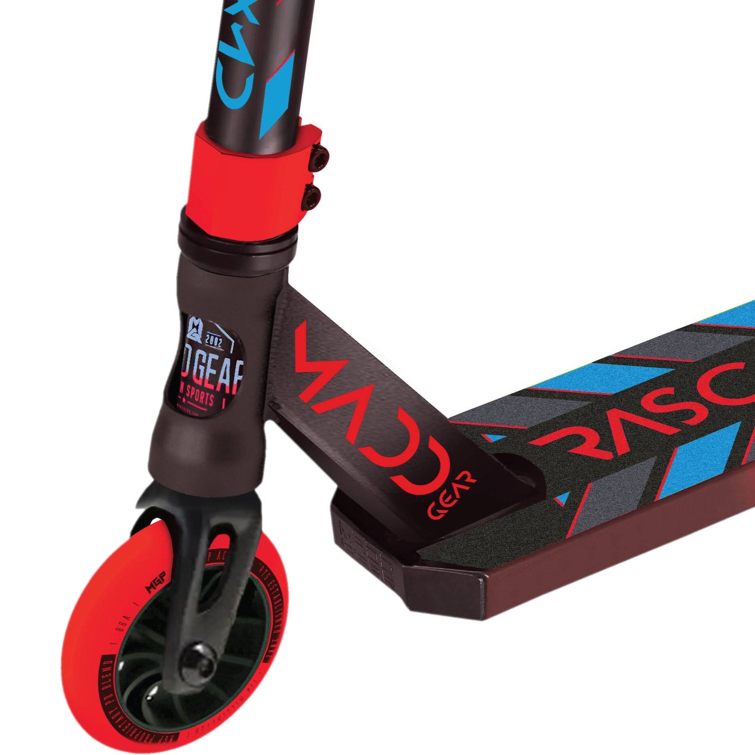 Madd Kick Mini Pro Rascal III Stunt Scooter - Red/Blue