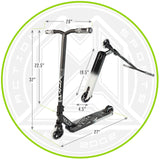 Madd Kick Extreme V5 Stunt Scooter - Lime/Blue