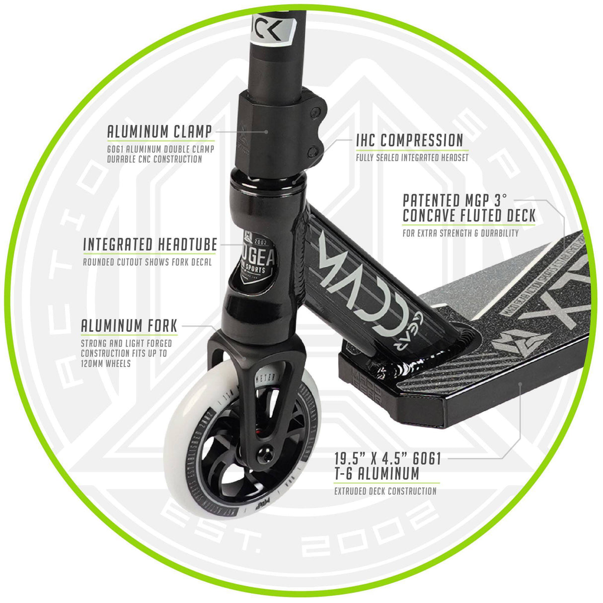 Madd Kick Extreme V5 Stunt Scooter - Red/Blue