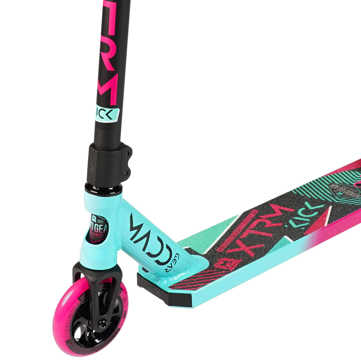 Madd Kick Extreme V5 Stunt Scooter - Teal/Pink