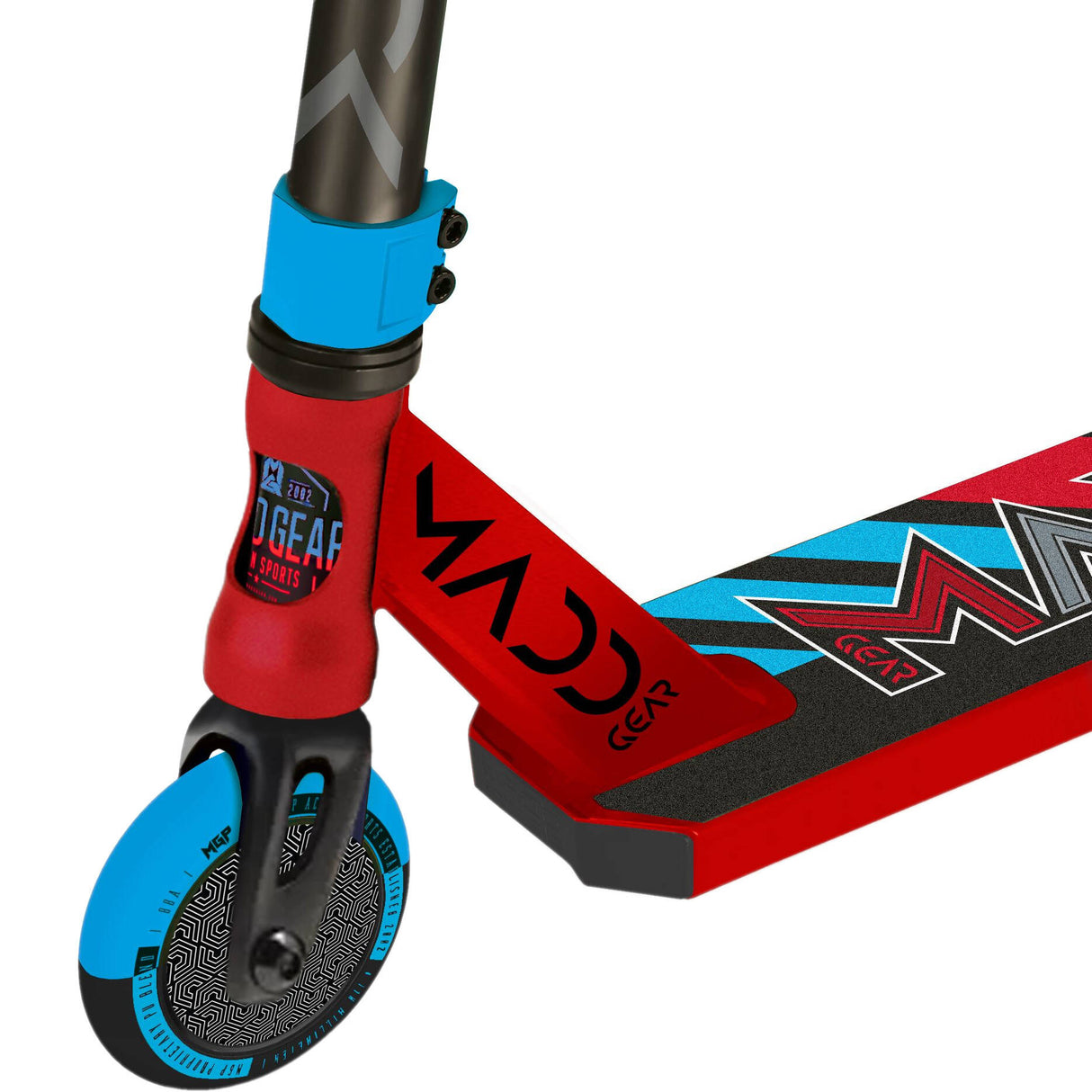 Madd Kick Pro V5 Stunt Scooter - Red/Blue