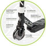 Madd Kick Pro V5 Stunt Scooter - Red/Blue