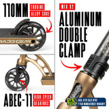 MGP VX Origin IV 550 Pro Stunt Scooter - Antique Brass
