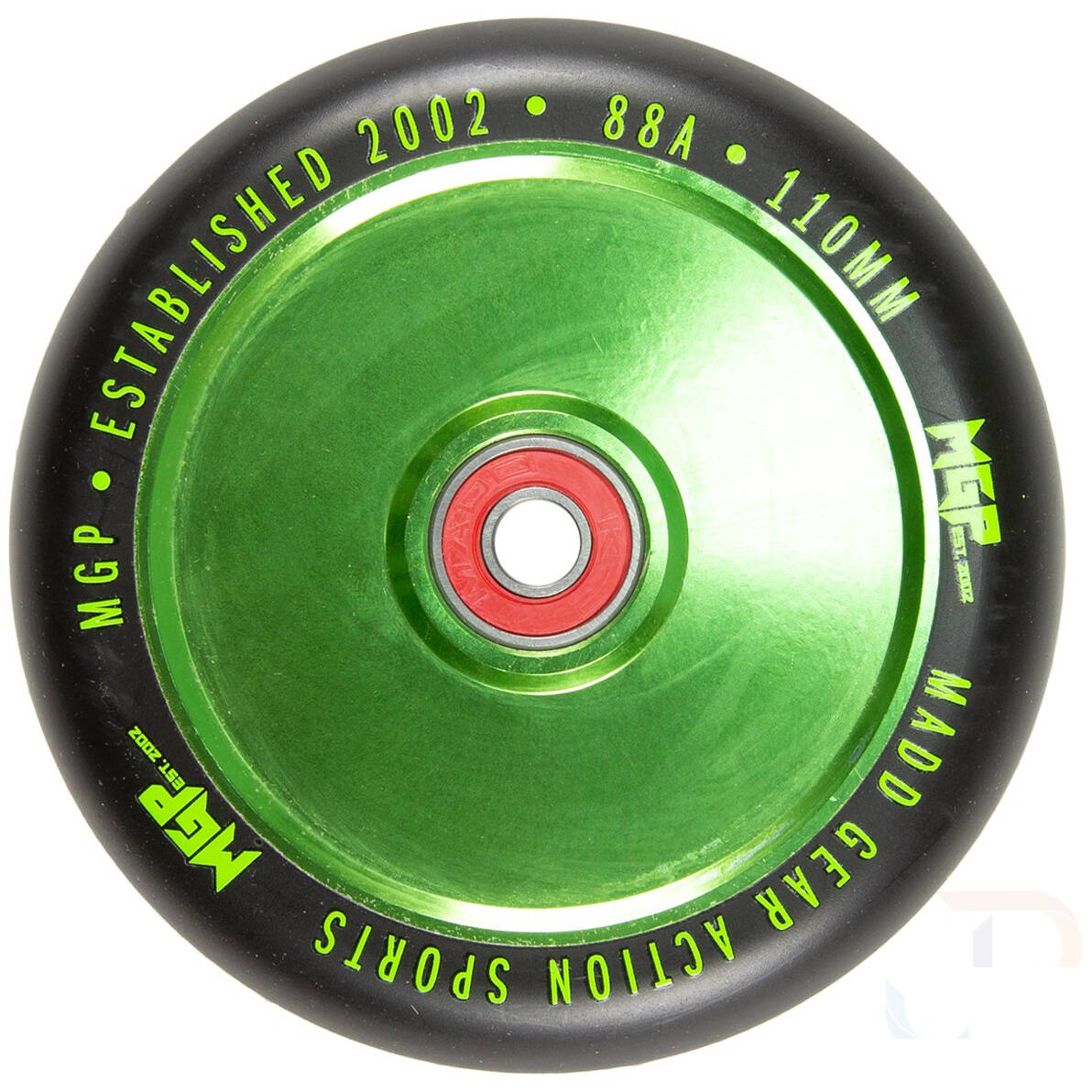 MGP Corrupt 110mm Scooter Wheel - Green/Black